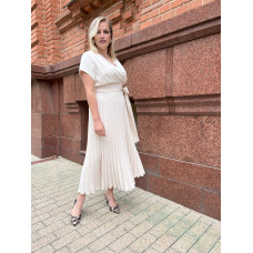 Платье Грейс беж короткий рукав Платье Грейс беж короткий рукав