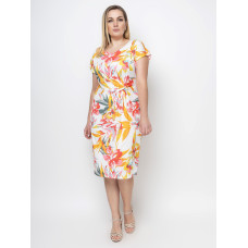 Сукня Белла біле квіти