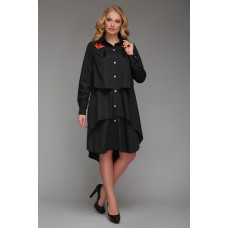 Сукня-сорочка Троя Чорне Сукня-сорочка Троя Чорне