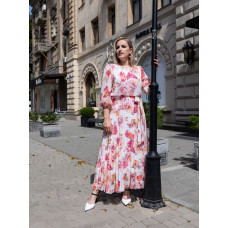 Платье Камилла розовые цветы Платье Камилла розовые цветы