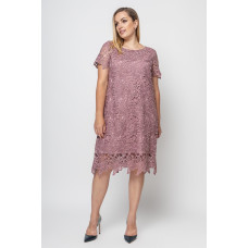 Мереживне плаття Елен пудрове Мереживне плаття Елен пудрове