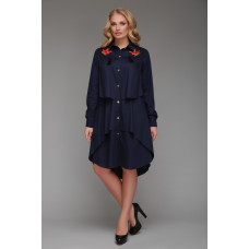 Сукня-сорочка Троя Синя Сукня-сорочка Троя Синя