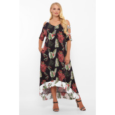 Сукня Тропікана синій принт Сукня Тропікана синій принт