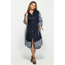 Сукня Євгена Синя Клітина