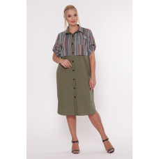 Сукня-сорочка Лана оливка
