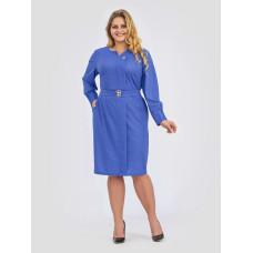 Сукня з довгим рукавом Мадина волошка