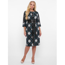 Сукня Кетлін зелена діагональ