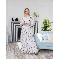 Платье Анна бело-синее Платье Анна бело-синее