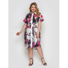 Сукня-сорочка Саті акварель