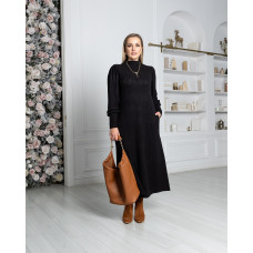 Платье трикотажное Урсула черное