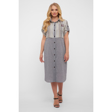 Сукня-сорочка Лана сіра