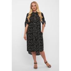 Сукня Єва чорне горох