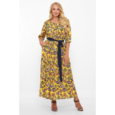 Сукня в підлогу Сніжанна гірчиця