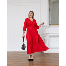 Платье Грейс красное рукав 3/4 Платье Грейс красное рукав 3/4