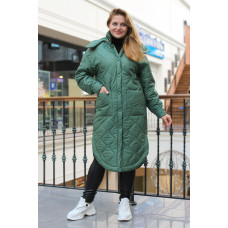 Куртка стеганая Аманда зеленая Куртка стеганая Аманда зеленая