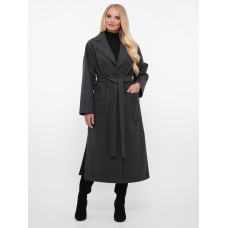 Пальто жіноче вільного стилю Алеся графіт Пальто жіноче вільного стилю Алеся графіт