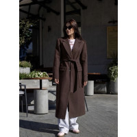 Пальто демисезонное Даяна шоколад