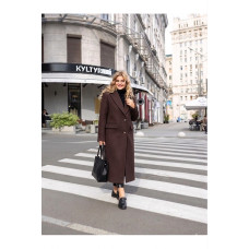 Пальто зимнее Даяна шоколад