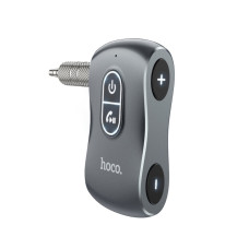 Bluetooth ресивер HOCO E73 Tour Car AUX BT Receiver Metal Gray