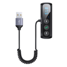 Bluetooth ресивер Usams US-SJ503 Car Digital Display FM Wireless Audio Receiver Black