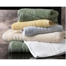 Набор 2 полотенца Soft Cotton Aria Bej лицевое и банное, махра