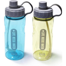 Бутылка для воды Fissman Sport 1200мл с трубочкой, пластик