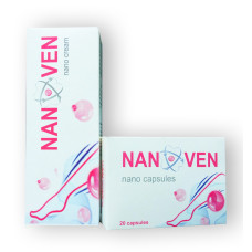 Nanoven - Комплекс від варикозу - Крем+ Капсули (Нановен) 