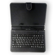Чохол клавіатура для планшета + KEYBOARD 7 black micro