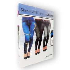 Slim` N Lift - Джеггинсы-капри Caresse Jeans утеплённые (синие) 