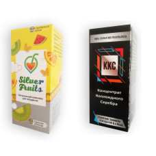 Silver Fruits - Капли + ККС - Концентрат коллоидного серебра - Комплекс для похудения (Силвер Фрутс) 