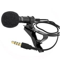 Мікрофон петличний VOXLINK 3м із прямим штекером black