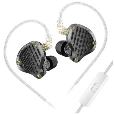 Навушники KZ PR3 з мікрофоном black Навушники KZ PR3 з мікрофоном black