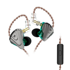 Навушники KZ ZSX із мікрофоном cyan