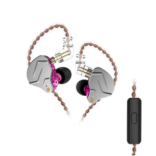 Навушники KZ ZSN Pro з мікрофоном purple