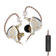 Навушники KZ ZS10 Pro з мікрофоном glare gold