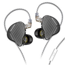 Навушники KZ PR1 Pro з мікрофоном black