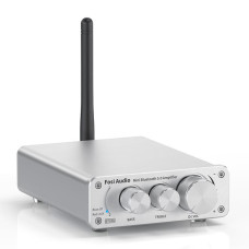 Підсилювач звуку Fosi Audio BT10A white. Bluetooth 5.0, AUX, 2x50W