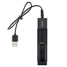 Зарядний пристрій універсальний USB - 18650 black Зарядний пристрій універсальний USB - 18650 black