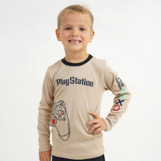 Футболка з довгим рукавом для хлопчика PlayStation (інтерлок) 