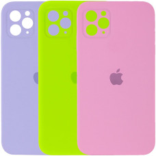 Чохол Silicone Case Square Full Camera Protective (AA) для Apple iPhone 11 Pro (5.8") 