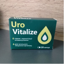 Uro Vitalize (Уро Віталайз, УроВіталайз) нормалізація сечовипускання, 20 капс
