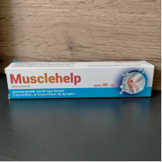 Musclehelp (Мускулхелп) при болях у суглобах, мʼязах, спині, артриті, 40 г