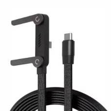 Зарядний (зарядный) кабель тримач з підставкою для телефона 2-в-1 Type-C — Type-C, 1,5 м