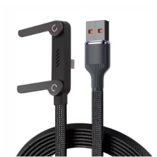 Зарядний (зарядный) кабель тримач з підставкою для телефона 2-в-1 USB — Type-C, 1,5 м