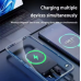 Акумулятор (аккумулятор) бездротовий магнітний зовнішній Power bank VIVO 20000 мАч 22.5 Вт швидка зарядка 