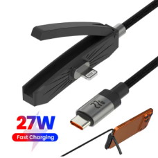 Кабель для заряджання телефона Lightning 27 Вт iOS — Type-C 1,8 м для iPhone 14, 13, 12, 11